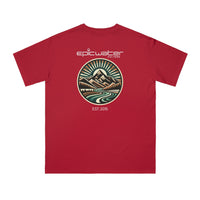 Epic Organic Mystic Mountain Oasis Unisex Classic T-Shirt in Red Pepper