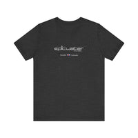 Epic Water Filters Unisex Navy Short Sleeve Tee in Dark Grey Heather