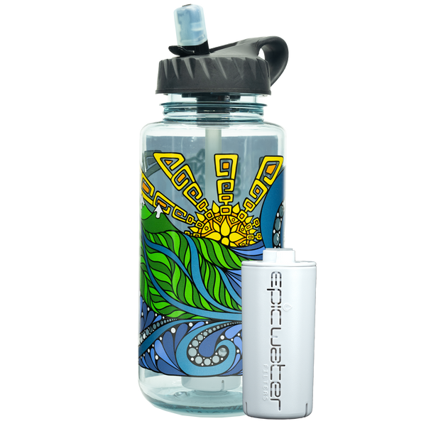 Swellone - 20oz Water Bottle - Lost Island - Epic Gear for epic people!