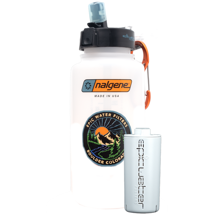 Easy Clean Water Bottle - Separates for Easy Cleaning, Dishwasher Safe, BPA Free & Eco Friendly