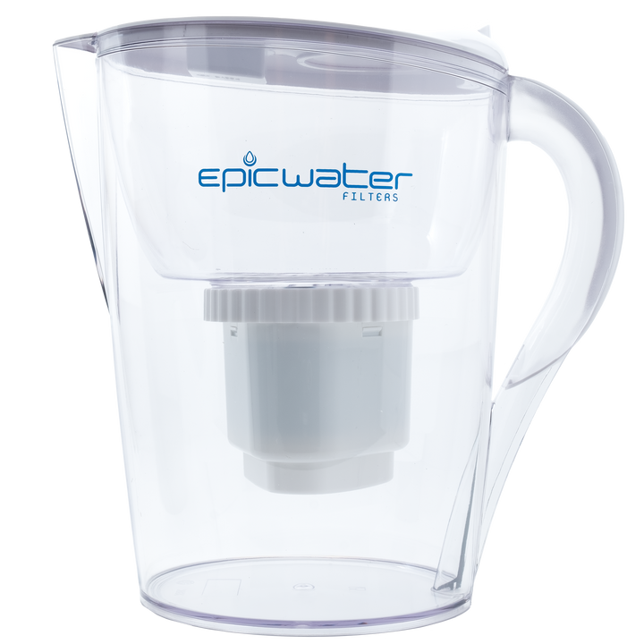Hydros 8 Cups White Water Filtration Pitcher