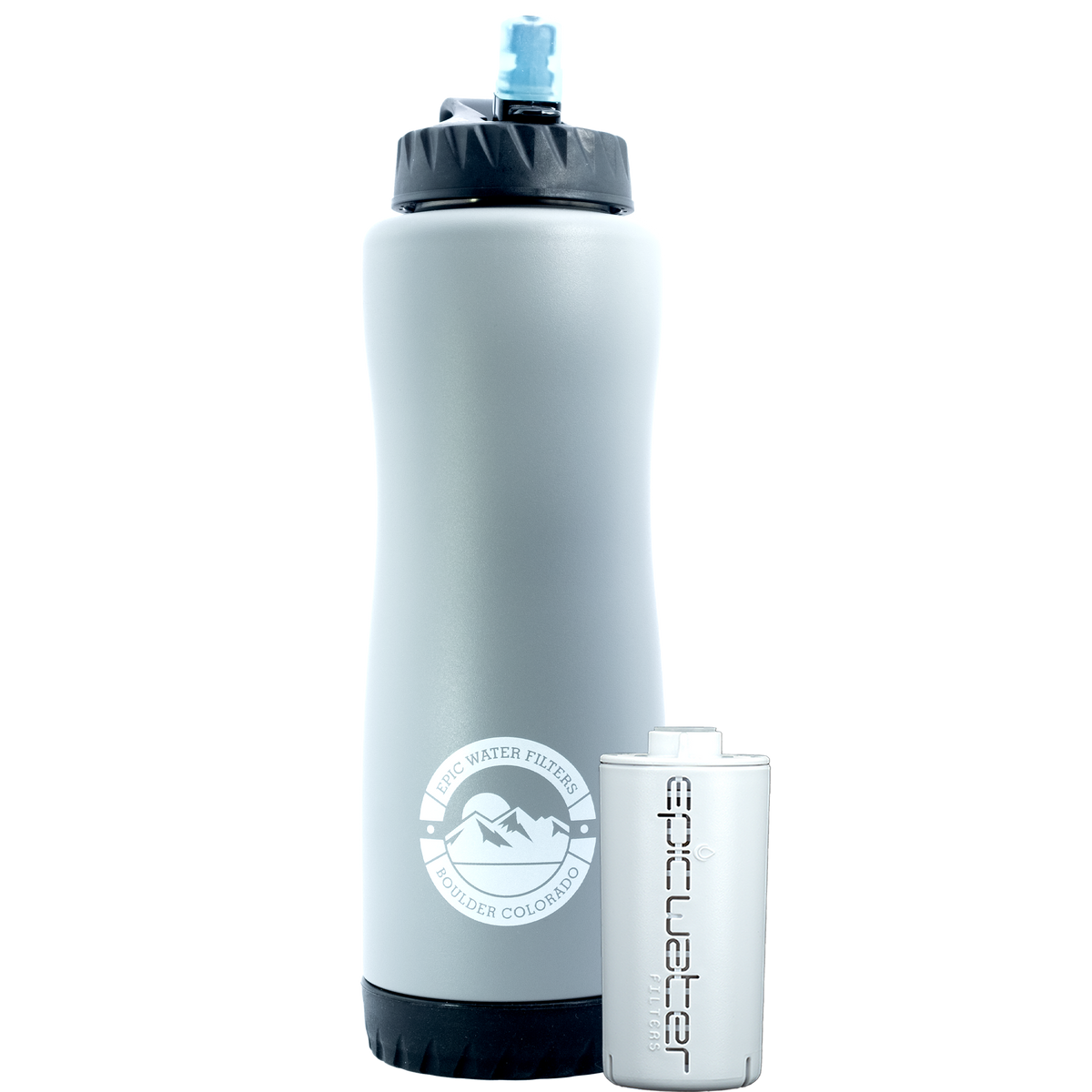 Easy Clean Water Bottle - Separates for Easy Cleaning, Dishwasher Safe, BPA Free & Eco Friendly, Insulated Stainless Steel